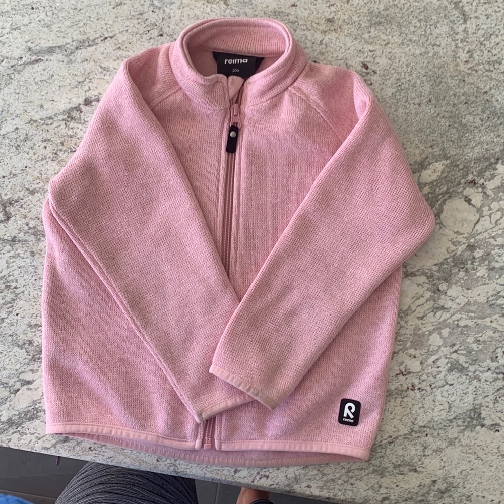 Girls Reima fleece jacket